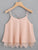 Lace Hem Criss Cross Cami Top