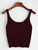 Ribbed Knit Crop Tank Top