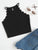Scallop Trim Halter Top