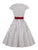 Spot Circle Dress With Belt