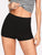 Wide Waist Solid Legging Shorts