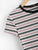  Ribbed Striped Crop Tee