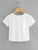 Twist Front Crop Tee