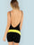 Scoop Neck Color Block Romper