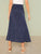 Polka Dot Slit Side Skirt