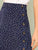 Polka Dot Slit Side Skirt