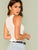 Ruffle Hem Ribbed Crop Tank Top