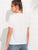Letter Print Sequin Popcorn T-shirt