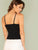 Rib Knit Crop Cami Top