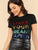 Sequin Slogan Short Sleeve T-shirt
