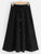 Drawstring Waist Button Front Skirt