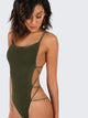 Strappy Backless Bodysuit