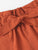 Ruffle Waist Self Tie Paperbag Shorts