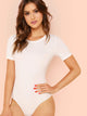 Solid Form Fitting Bodysuit