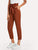 Ruffle Detail Belted Pleated Pants