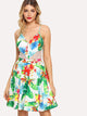 Tropical Print Cami Dress