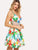 Tropical Print Cami Dress