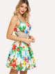 Tropical Print Cami Dress
