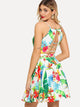 Tropical Print Cami Dress