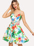 Tropical Print Cami Dress