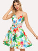 Tropical Print Cami Dress