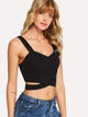 Cross Criss Hem Crop Top