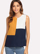Cut and Sew Keyhole Back Top