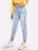 Light Wash Destroyed Jeans