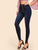 Dark Wash Button Up Skinny Jeans