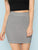 Elastic Waist Plaid Bodycon Skirt
