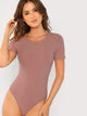 Solid Form Fitting Bodysuit