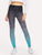 Wide Waistband Ombre Leggings