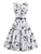 All Over Flower Flare Dress With Belt