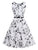 All Over Flower Flare Dress With Belt