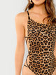 Strappy Back Slim Fitted Bodysuit