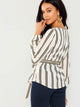Striped Belted Top