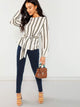 Striped Belted Top