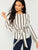 Striped Belted Top