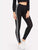 Striped Tape Side Elastic Waist Leggings