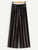 Striped Bow Tie Wide Leg Pants
