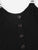 Button Front Ribbed Knit Skinny Bodysuit