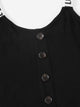 Button Front Ribbed Knit Skinny Bodysuit