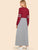 Varsity Striped Cut & Sew Maxi Dress