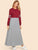 Varsity Striped Cut & Sew Maxi Dress