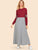 Varsity Striped Cut & Sew Maxi Dress
