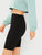 Rib Knit Skinny Cycling Shorts