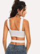Cross Criss Hem Crop Top