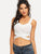 Cross Criss Hem Crop Top