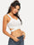 Cross Criss Hem Crop Top