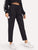 Pocket Decorated Letter Print Utility Pants